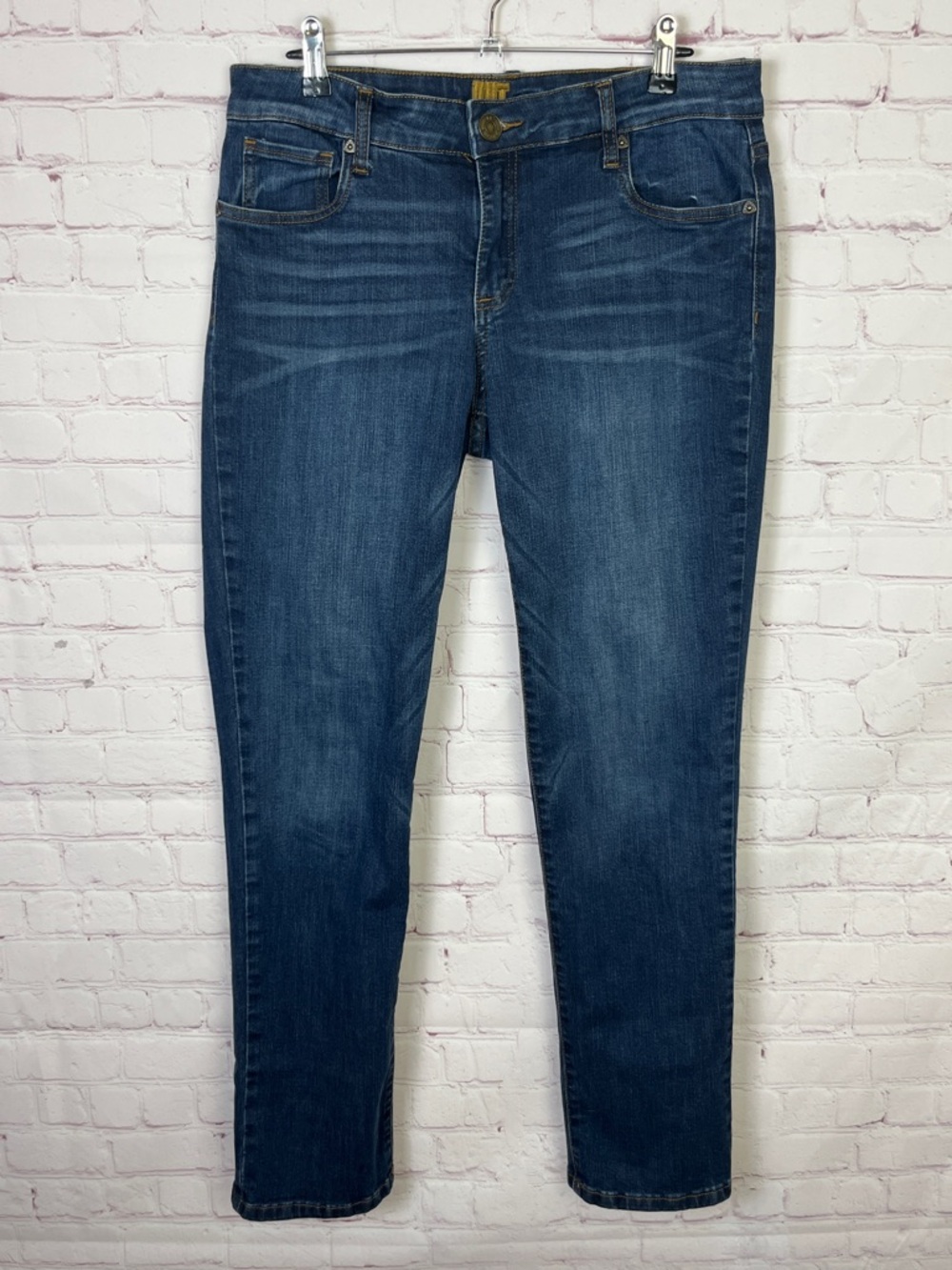 Kut from the Kloth Mid Rise Straight Jeans
